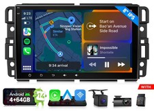 OBD+CAM+DVR+Android 14 Car Stereo GPS Nav for Chevy GMC Radio 8