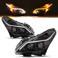 Clear LED Projector Headlights For Infiniti G37/G25/Q40 Sedan 4-Door 2010-2015 picture