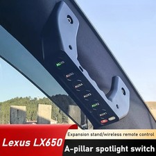 For Lexus LX650 Car A-pillar 6-Gang Handle Switch Panel LED Spotlight Integrated picture