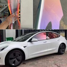 75%VLT Chameleon red Car Side Window Tint Film Sticker 99% UV Proof 20