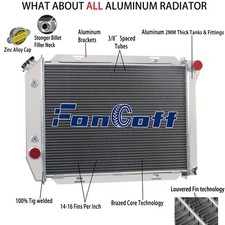 2 Rows Radiator For 1967 1968 Ford Thunderbird / Galaxie 500 /LTD V8 Engine USA picture