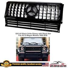 New GT Style G-Wagon AMG All Black Grille G55 G63 Black Star Emblem with A Logo picture
