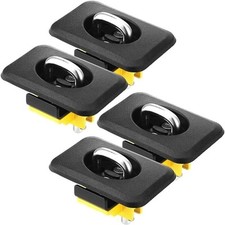 4pcs Retractable D Ring Truck Bed Tie Down Anchors for F150 Super Duty RAM GMC picture