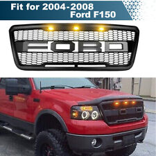 Grill  For 2004-2008 Ford F150  Raptor Style Bumper Grill Mesh w/ Letters Black picture