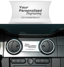 Engraved Dash Plaque Custom Fit for 05-09 Mustang, GT, Saleen, Roush, GT500 picture