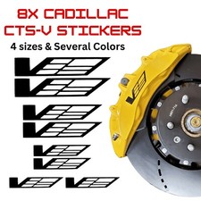 8x Cadillac CTS-V Brake Caliper Decal Stickers / Car Decals / Car Stickers picture