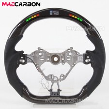 Real Carbon Fiber LED Steering Wheel Black Fit 2017-2026 TOYOTA 86 GR86 GT86 picture