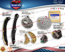 ⭐GENUINE⭐ 1 KIT of Timing Chain Fit for 2010-2014 Hyundai Sonata Kia Optima 2.4L picture