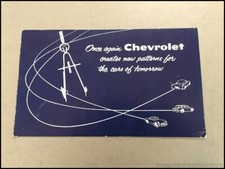 1954 Chevrolet Corvair Nomad Corvette Concept Vintage Car Brochure Catalog picture