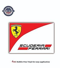 SCUDERIA FERRARI ITALY RACE RETRO LOGO VINYL DECAL STICKER CAR 4MIL BUBBLE FREE picture