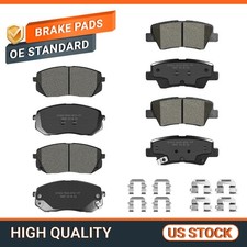 Front & Rear Ceramic Brake Pads Set For 2019-2023 Hyundai Kona Kia Optima Niro picture