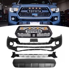 Front Bumper Cover Kit For 2016-2023 Toyota Tacoma With Grilles & Bumper Valance picture