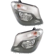 Headlight Set For 2014-2017 Mercedes Benz Sprinter 2500 Left and Right 2Pc picture