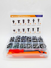 GOOACC 240PCS Bumper Retainer Clips Car Plastic Rivets Fasteners Push Kit picture