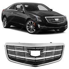 For 2015-2019 Cadillac ATS Front Bumper Upper Grille Chrome Black Grill 22879629 picture
