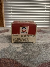 NOS GENERAL MOTORS Vacuum Valve, Gr. No. 4.205, 1# 17072536 picture