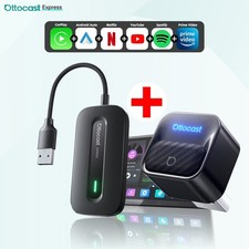 Ottocast EXP Android AI BOX +Mini Core Wireless Carplay &Android Auto Adapter picture