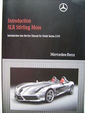 New Mercedes-Benz SLR Z199 Stirling Moss Introduction Service Workshop Manual picture