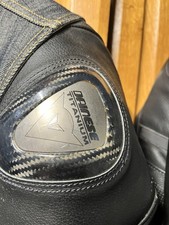 Dainese Leather Titanium Carbon Fiber Alpinestars RST Motorcycle Jacket EUR 54 picture