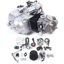 125cc 4 stroke ATV Engine Motor w/ Reverse Electric Start Semi Auto Go kart Quad picture