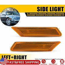 Fit Porsche 911 Carrera Targa Turbo GT2 GT3 Amber Side Marker Housing Left Right picture
