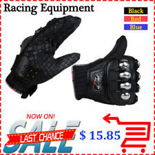 2022 Hot Metal Strong Knuckle Mad Racing Motorbike Motorcycle Armor Gloves Black picture
