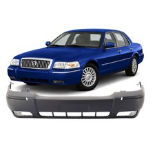 Bumper Cover For 2006-2011 Mercury Grand Marquis W/fog lamp holes Front Primed picture