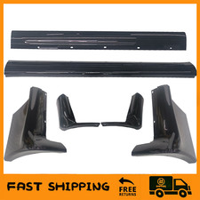 6PCS For 1989-1994 R32 GTR ABS Gloss Black SIDE SKIRT NISMO N1 Style Splitter picture