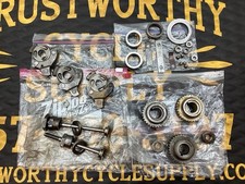 VINTAGE TRIUMPH BSA TRIPLE CLUTCH PARTS LOT LEVERS PULL RODS HUB GEARS T150 A75 picture