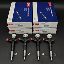 New 4Pcs DENSO for 23670-09330 Diesel Fuel Injectors Hilux 1KD 2KD-FTV picture