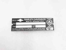 DATA PLATE FOR HARLEY DAVIDSON MOTORCYCLES |Fit For picture