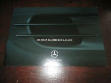 Mercedes Benz Die New Roadster Der Sl Class Prospectus Werbeprospekt 2001 picture