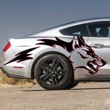 2 Color Fits Mustang Ranger Truck Car Vehicle Graphic Decal Side Coyote Wolf USA picture