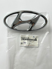 GENUINE OEM FRONT GRILLE CHROME LOGO BADGE 86320-F2100 for 17-18 Hyundai Elantra picture