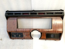 80-86 Diesel Rosewood Gauge Cluster Bezel Ford F250 F350 picture