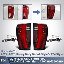 Upgrade LED Taillights For 2020-2023 GMC Sierra 2500 HD 3500 HD Left+Right Pair picture