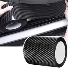 Flexible Multi-Purpose Black Vinyl Door Edge Guards - Easy Install 4in x 33ft picture