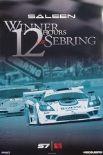 Saleen Winner 12 Hours Sebring S7 Supercar Poster * OEM Stock SHIPS FREE TO USA picture