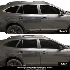 Crux Motorsports Window Chrome Blackout Kit for 2020 + Subaru Outback picture