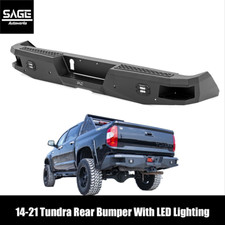 Rear Bumper For 14-21 Toyota Tundra With LED Lights picture
