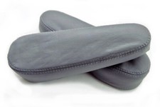 Fits 03-17 Chevy Express 1500 2500 3500 Vinyl Seat Armrest Covers Gray picture