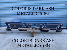 OEM 2019-2021 CHEVY SILVERADO 1500 REAR BUMPER DUAL EXHAUST DARK ASH METLIC 618G picture