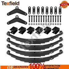 7000lbs 7K Tandem Trailer Axle Suspension Kit 3500lbs Leaf Springs + Hanger Kit picture