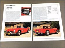 BMW 507 Car Review Print Article with Specs 1956 1957 1958 1959 P86 picture