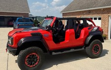 2021-2025 Ford Bronco 4-Door Fiberglass Front & Rear Roadster Doors - Unpainted picture