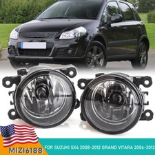 Pair Clear Bumper Fog Light Lamp For Suzuki SX4 2008-2012 Grand Vitara 2006-2012 picture