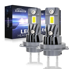 Auimsoco 2x H7 LED Headlights High Low Beam Bulbs Conversion Kit 80W 6000K White picture