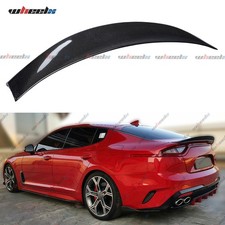 REAL CARBON FIBER HIGHKICK DUCKBILL TRUNK SPOILER WING FOR 2018-2023 KIA STINGER picture