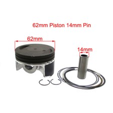 2 Valve Piston Kit 62mm 14mm For Z190 Zongshen 190cc Pit Dirt Bike ZS1P62YML-2 picture
