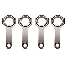 4x Forged 4340 Connecting Rods fit Subaru 2.0L EJ20/2.5L EJ25 130.48mm No Bolt picture
